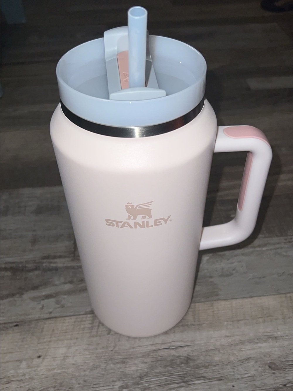 Stanley 64oz Light Pink Tumblr with handle - Picture 2 of 4